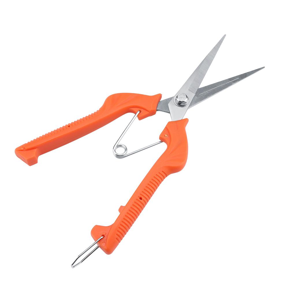 Orange Sturdy Fruit Tree Bonsai Gardening Pruning Shear Lengthened Garden Scissors