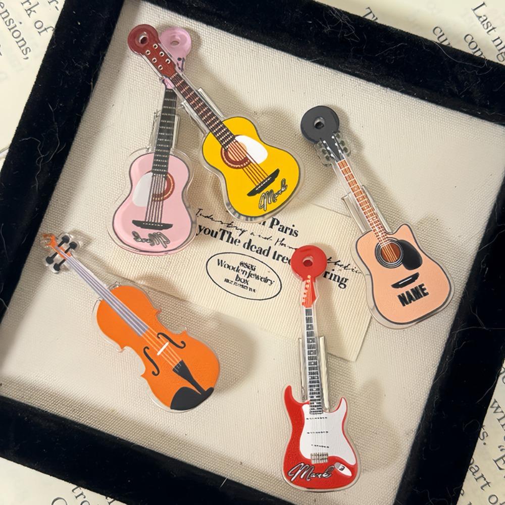 Geschenk Süßer Geige Haarclip Koreanischer Stil Legierung Entenschnabelclip Ins Haaraccessoires Gitarre Haarclip Mädchen