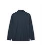 NOTIG Large Check Long Sleeve Polo Shirt Navy
