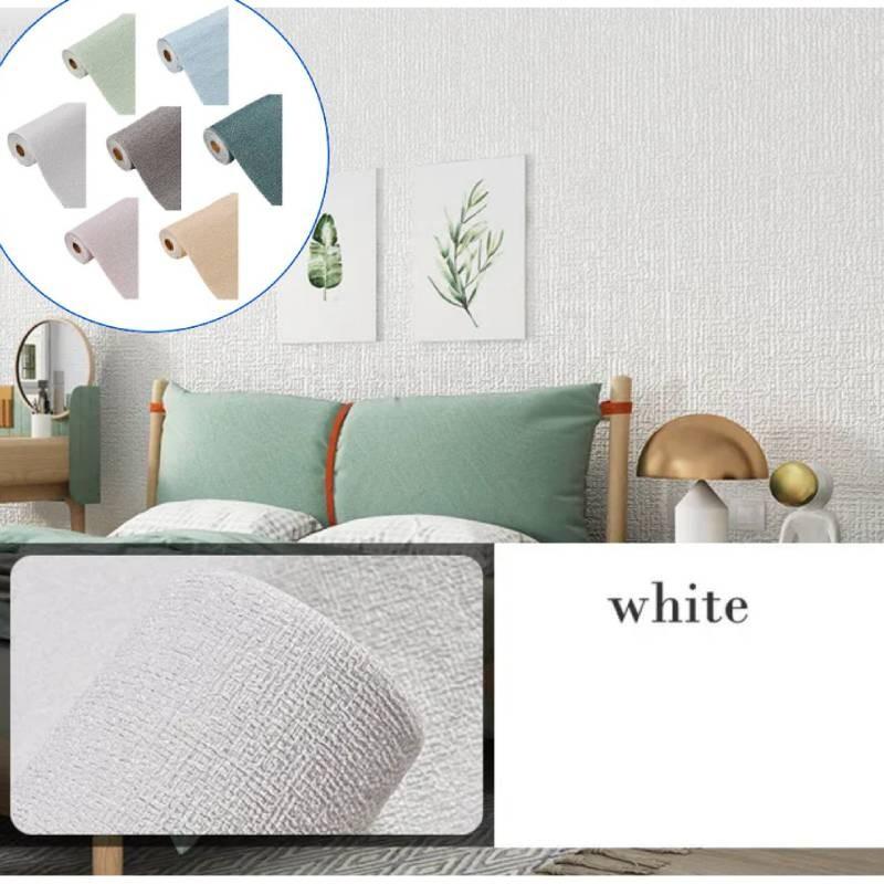 Hochwertiger wasserdichter Schaumstoff-Wandaufkleber mit schickem einfarbigem Design für jeden Raum