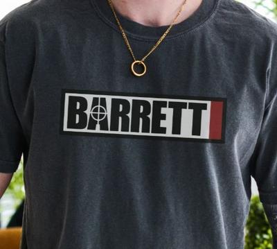 Barrett T-Shirt 2nd Amendment Pro Guns Firearms Premium Comfort Colors Tee