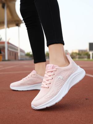 New Versatile Breathable Mesh Running Shoes Women's Shoes 2025 Spring and Summer Sports Shoes Lightweight Soft Sole Casual Travel Shoes