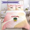 FC Augsburg FC Beddengoedset met Print (3 Delen) Ademende Dekbedovertrek met Kussenslopen Decoratief Beddengoed voor Slaapkamer Huis