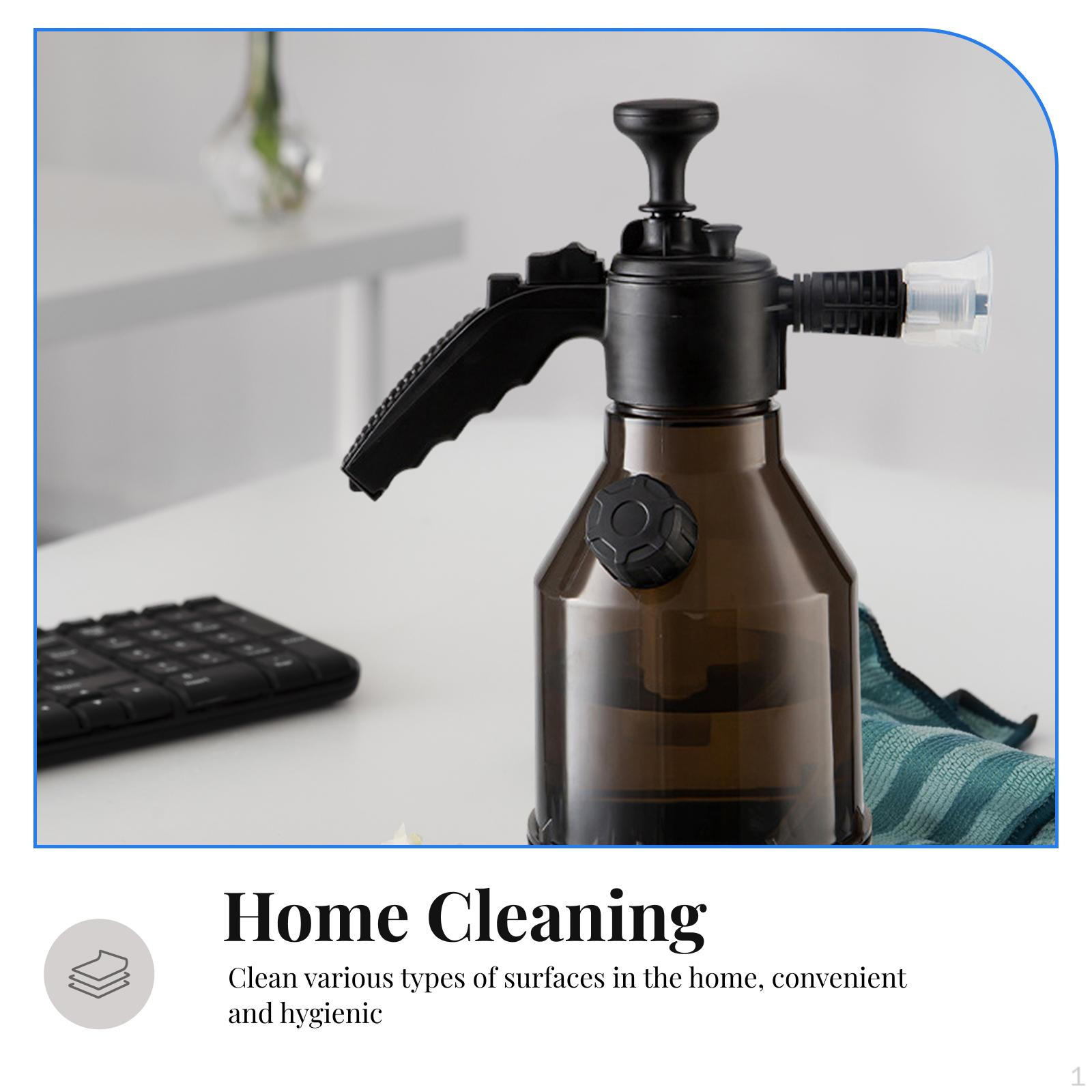 

2 л Пенораспылитель для мойки автомобиля, Портативная многоцелевая бутылка для чистки автомобиля. чёрный