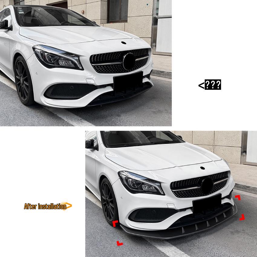Mercedes-Benz CLA-Class C117 Sport Facelift (16-19) Front Lip Spoiler Kit