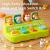 Montessori Interactive Pop-up Switch Box Learning Infant Toys  Children