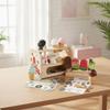 Wooden Ice Cream Stand Fine Motor Skills Counter Bright Colors