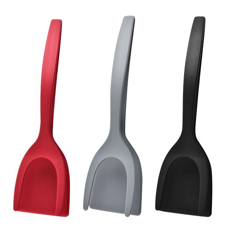 Silicone Kitchen Food Tongs With Heat Resistant Surface Non Slip Grip For Frying Fish Steak Grilling Home Cooking