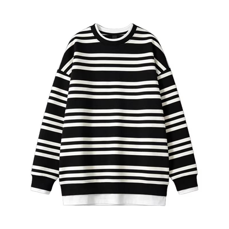 Maternity Spring 2026 Striped Hoodie & Slimming Pants Set M