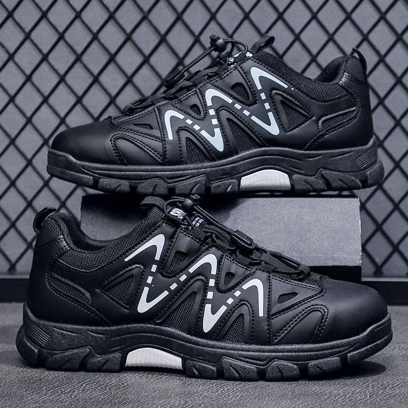 Autumn new men's shoes casual sports shoes men's outdoor hiking shoes large size trendy tooling shoes