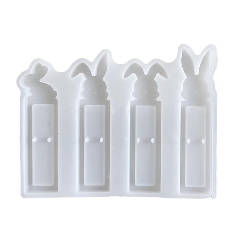 

Easters Rabbit Gift Box Silicone Mold Resin Rabbit Decorate Mold Rabbit Soap Mold Chocolate Holder Epoxy Resin Mould 1
