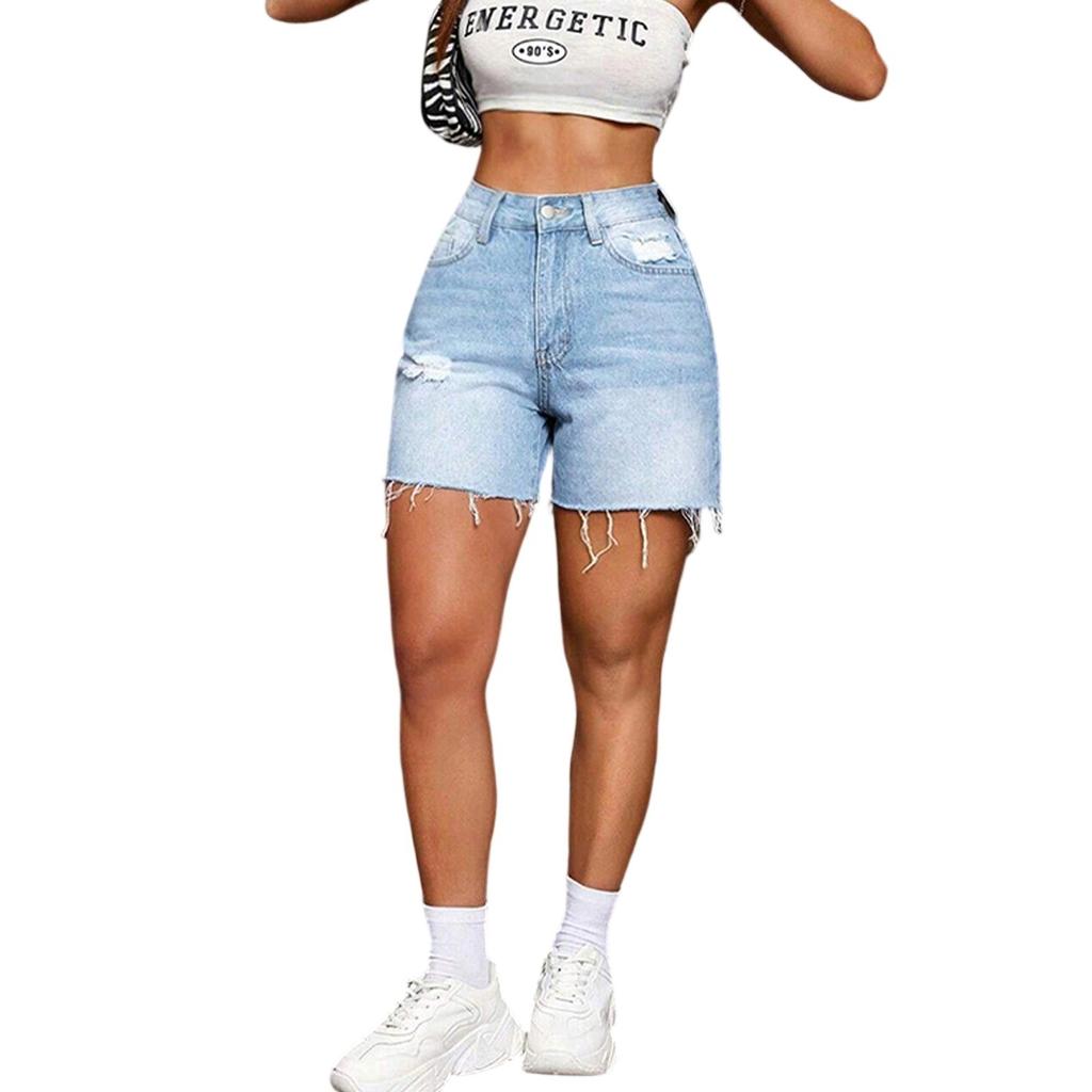 Women's Denim Classic Versatile High-waisted Fashion Shorts