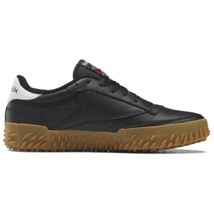 Reebok Club C Vibram Black Gum Unisex Sneakers Core-Black Cloud-White Vector-Red GY9911