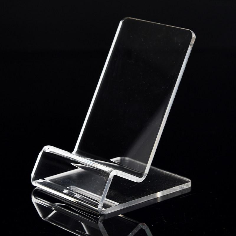Transparent Acrylic Phone Display & Recorder Holder Stand