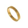 Gold and Silver Minimalist Index Finger Ring - European and American Style, Titanium Steel, Non-Fading Design.
