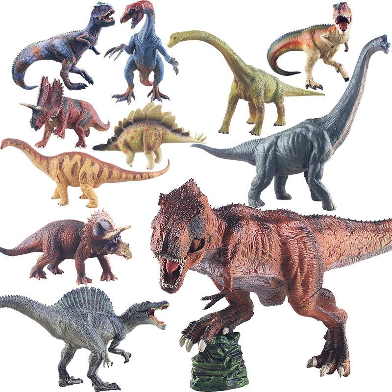 1Pcs Animal Model Prehistoric Dinosaurs Indominus Rex Spinosaurus Action Figures Simulation Pvc Toy For Kids