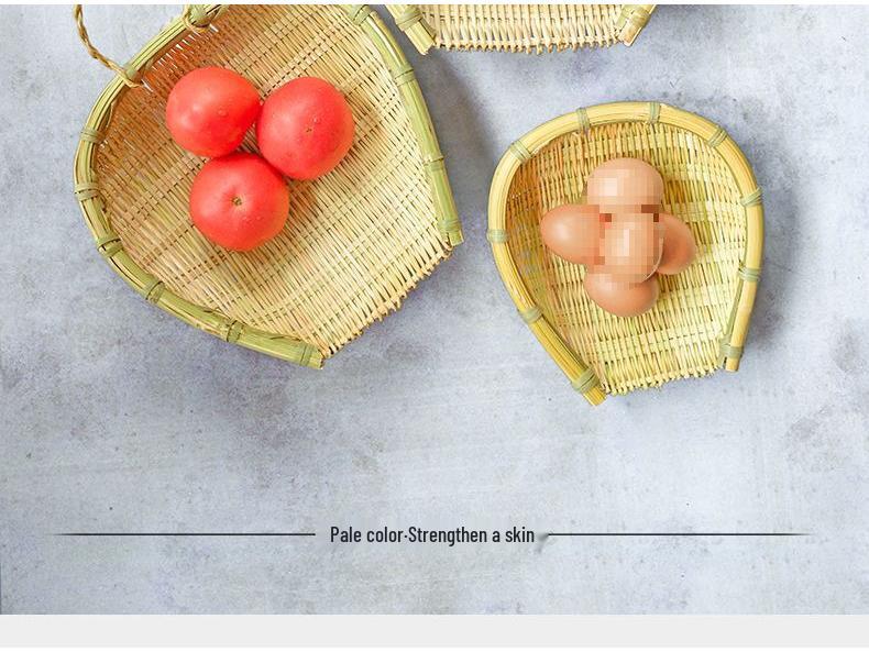 Bamboo Vegetable Washing Basket and Colander Set