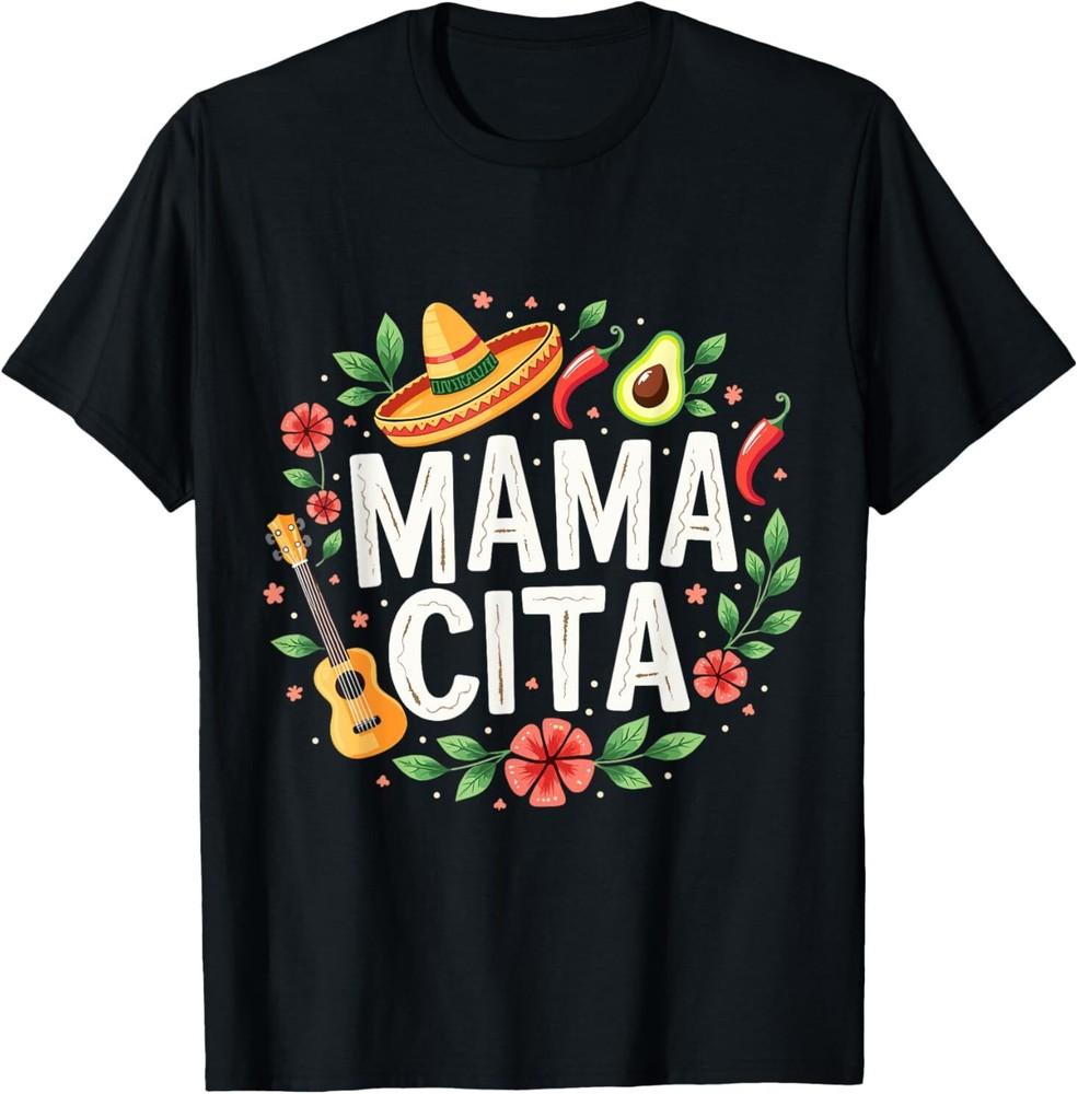 Mamacita Cinco De Mayo Family Sombrero Mexican Mom Mother TShirt S