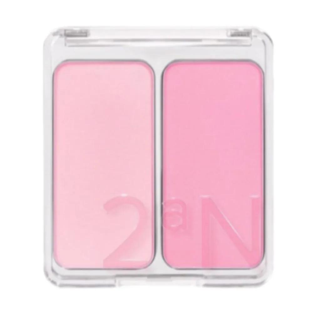 2aN Dual Matte Blusher Cheek Cool Color 16 Pink Tension
