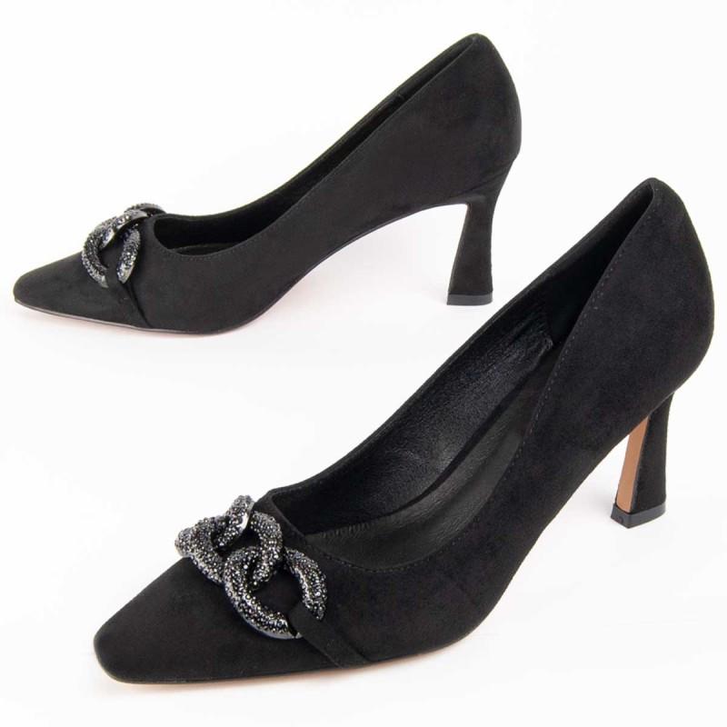 Zapato De Tacón Para Mujer.  Montevita  Balizia3  100982 36 noir