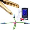 QKKQ Three Point Linkage E-stim Nipple Clamp Tongue Clitoris Clamps Electric Shock Breast Clip Nipples Pain Play Games For WomenGood Product