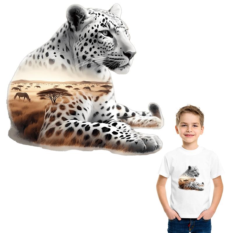 Forest Animals Thermal Transfer Easy To Print T-Shirt Hoodies Clothes Stickers Heat Press Appliqued Diy Patch Decals