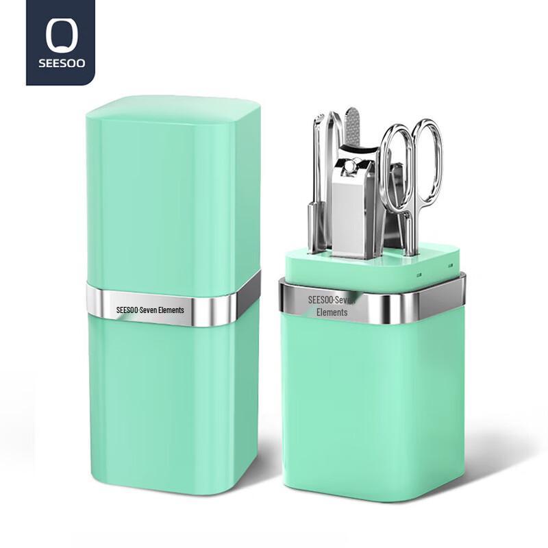 Qisu Dazzling 6-Piece Carbon Steel Nail Clipper Set