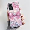 Für ZTE Blade A72S A7050 Hülle Für ZTE Blade V41 Smart Cover Luxus Mode Schmetterling Blume Silikon Weich Schwarz TPU Stoßfänger Schale