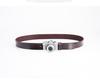 Men's Punk Leather Belt - Artistic Style Cowhide Camera Personality