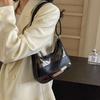 Transparent Jelly Bag Women's 2025 Spring New Versatile Messenger Bag High Value Niche Design Armpit Bag
