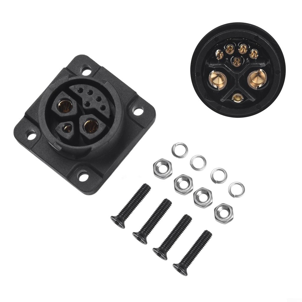 M23 IP67 Stecker Buchse 2+1 Plus 5 Batterieanschluss, Motorrad-Ladesteckdose