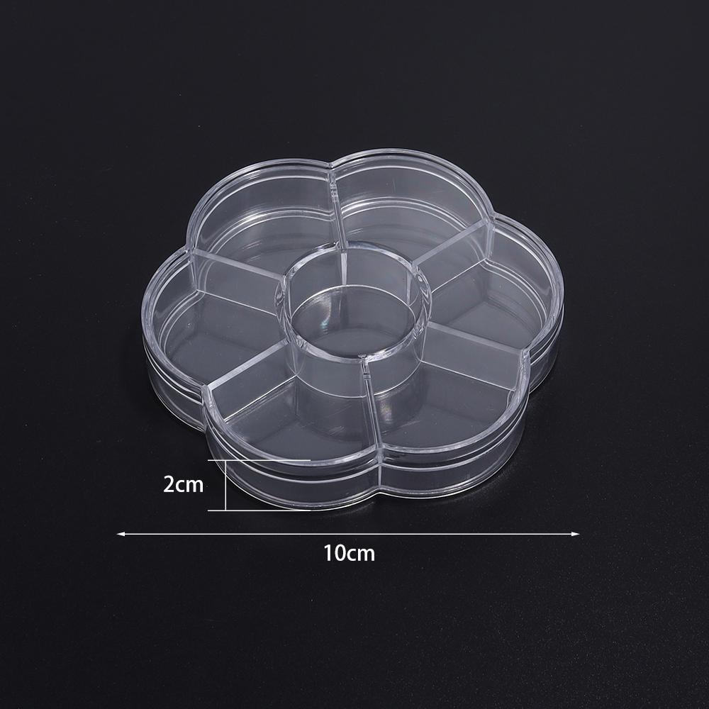 1pcs Transparent Plastic Storage Box Multifunctional Jewelry Box For Jewelry Organizer Storage Small Item Supplies Container Box