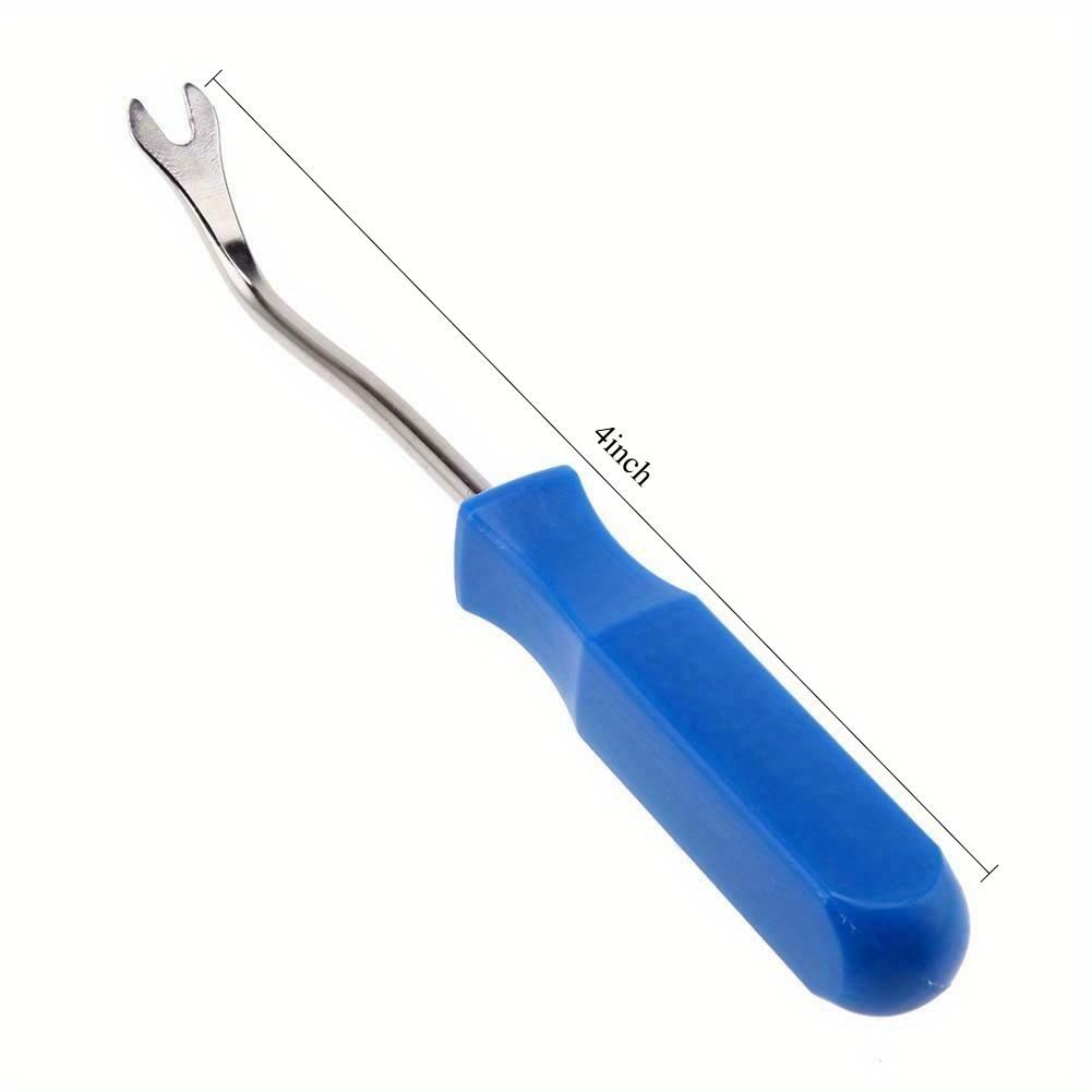 Car Removal Tool Blue Car Door Trim Panel Fastener Nail Puller Removal Open Pry Tool Clip Plier Quickly Remove