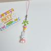 Kawaii Anime Miffy Keychain Cartoon Little Rabbit Bow Creative Keychain Bag Punk Style Bow Girl Gift