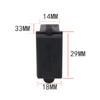 Waterproof 12V/24V Single USB Car Charger Socket 5V 2.4A Power Adapter Square Shape for Motorcycle RV