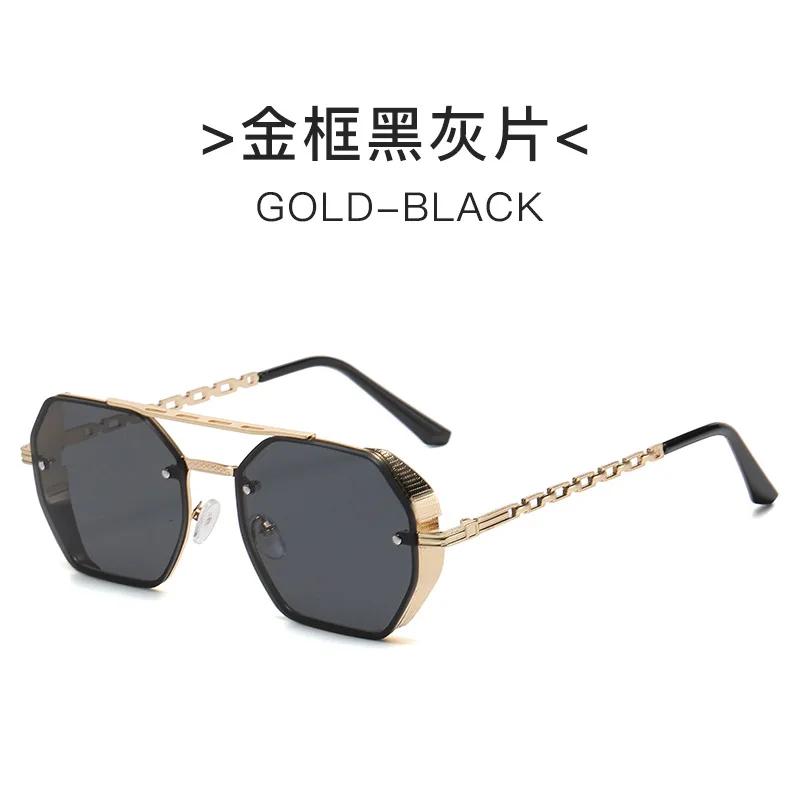 Metal Chain Sunglasses  Advanced Multi Sided Double Beam Sunglasses Eyeglass Legs Sunglasses & Accessories