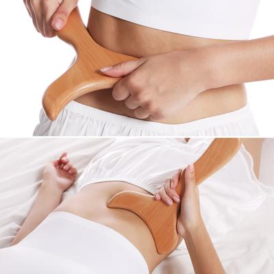 Holz-Lymphdrainage-Werkzeug, Massagepaddel, professionelles Gua Sha, weiches Gewebe, Körperformung