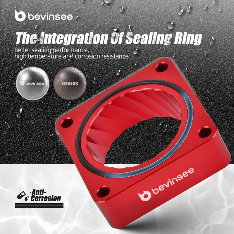 Throttle Body Spacer for Jeep Wrangler/Grand Cherokee/TJ/Cherokee/Comanche, for Models w/ 4.0L 6 Cylinder/2.5L 4 Cylinder Engine