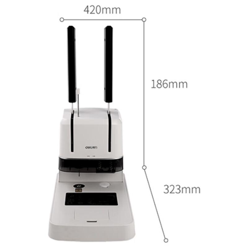 Deli 3876A Manual Hot Melt Financial Document Binding Machine