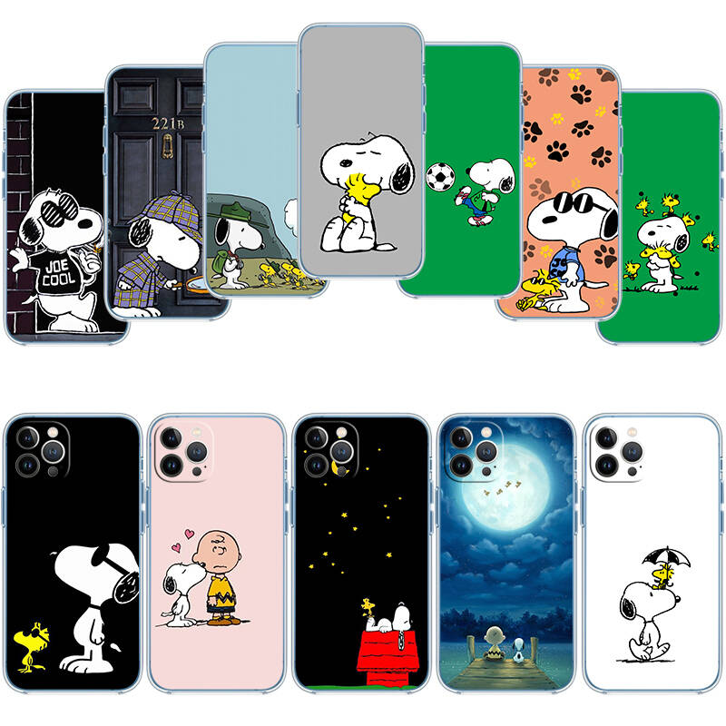 Cartoon Snoopy Phone Case for Motorola G14 G15 G24 G30 G31 G32 G34 G41 G42 G51 G52 G50 G60S G60 G62 G72 G71 G73 G84 G85 G200 E32