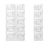 Clear Nail Display Tray 5/10 Slots Scratch Resistant Surfaces Optimal For Nail Salon Demonstration And Photography