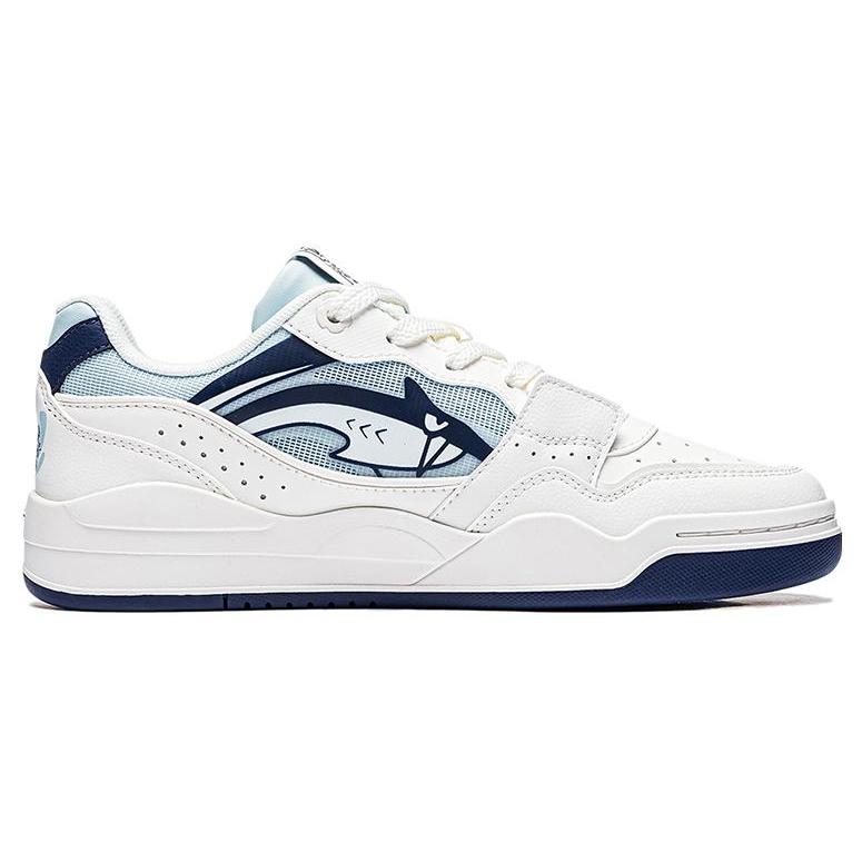 Li Ning Yuebai Ocean Abrasion Resistant Breathable Low top Skateboard Shoes Women's White AGCS252-16