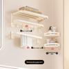 No-Drill Space Aluminum Bathroom Shelf