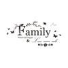 Family Letter Quote Odnímatelné vinylové nálepky Art Mural Home Decor Wall Stickers