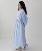 Keullaepeu Wave Puff Cotton Dress_Sky Blue