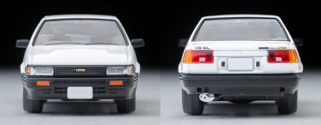 TOMYTEC Tomica Limited Vintage Neo 164 Scale LV-N284e Toyota Corolla Levin 2-Door Lime White 1983 Model (Finished Model) 334859
