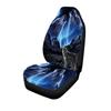 Night Wolf Printed Seat Cover, Comfortable Decoration Set, Car Protector Accessories, Easy To Install, Suitable for Most Cars