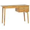 Day and Night - Day and Night Desk with 2 Drawers Solid Teak Wood 110x52x75 Cm