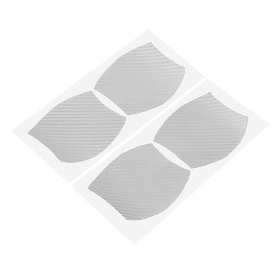 

4 шт., авто ручка, защита от царапин, автомобильная наклейка, дверная чаша, защитная пленка, наклейка серебряный