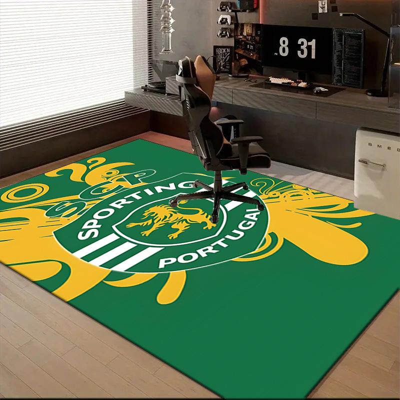 Sporting Cp Crest Emblem Rug Office Floor Mat - Machine Washable for Bedroom, bedroom, livingroom, Room Decor Fan Gifts Christmas